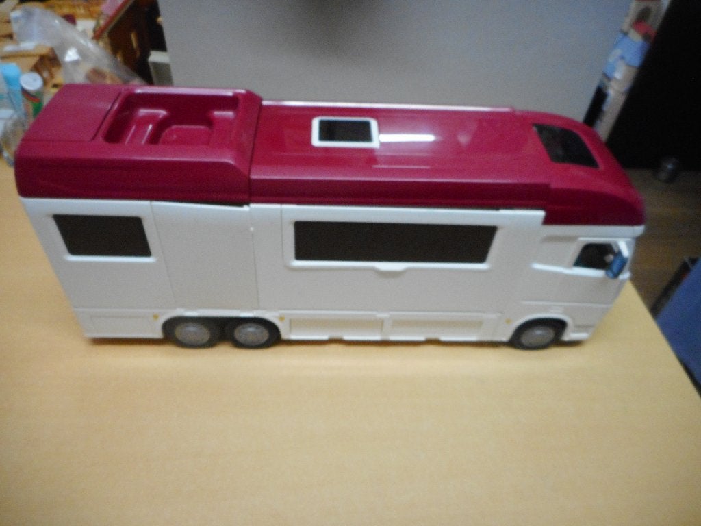schleich transporter mobilhome, Verzamelen, Ophalen of Verzenden, Gebruikt
