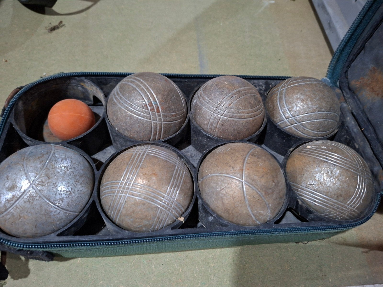 set de boules vintage