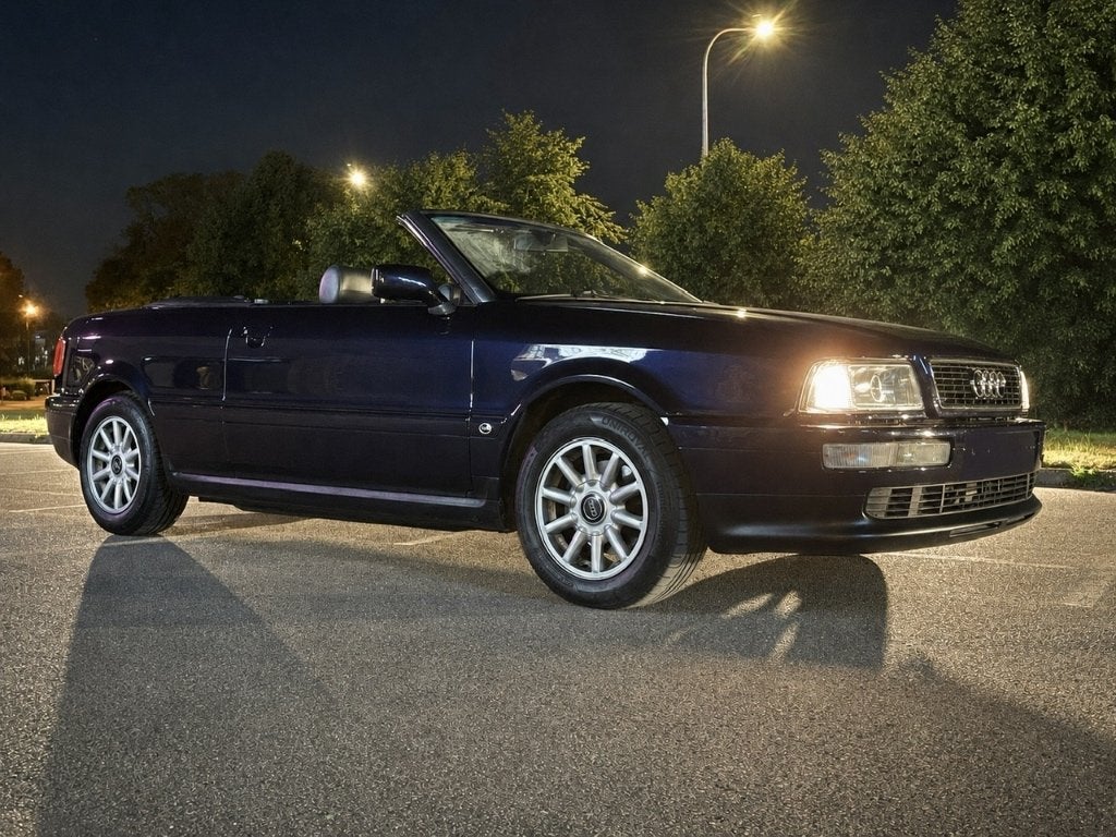 Audi Cabriolet V6 plaque « O », nickel, feuille rose dispo., Autos, Achat, 110 kW, Cabriolet, Boîte manuelle