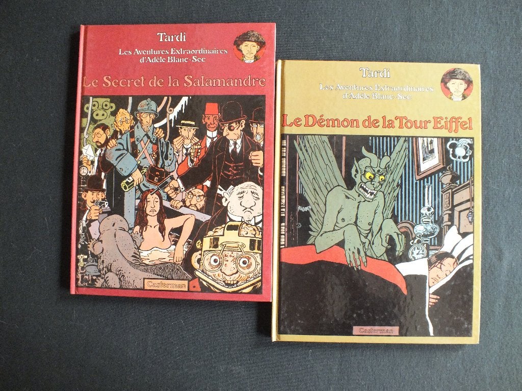 ADELE BLANC-SEC (2 ALBUMS /1 EO) EDITIONS CASTERMAN, Jacques Tardi, Enlèvement ou Envoi, Série complète ou Série, Utilisé
