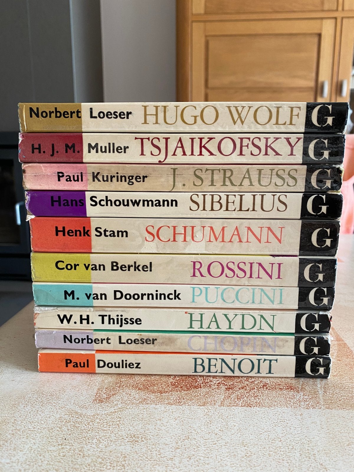 Componistenboeken, Livres, Musique, Enlèvement, Comme neuf, Autres sujets/thèmes