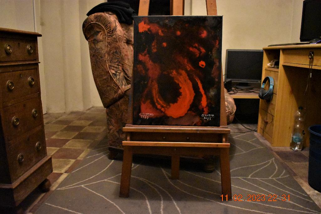 Peinture Abstrait Serie No ( 6 ) , par joky kamo, Enlèvement, Peinture à l'huile, Abstrait