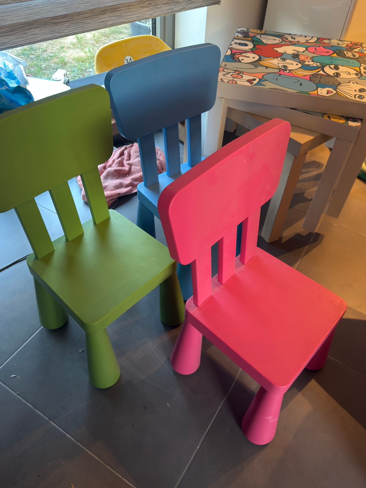 Ikea kinderstoeltjes, Ophalen, Gebruikt