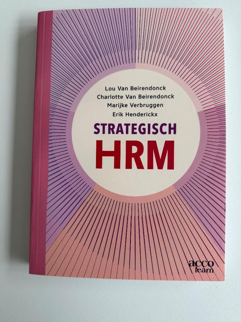 Boek: Strategisch HRM > gloednieuw & ongebruikt, Boeken, Studieboeken en Cursussen, Ophalen of Verzenden, Nieuw, Hogeschool, Acco