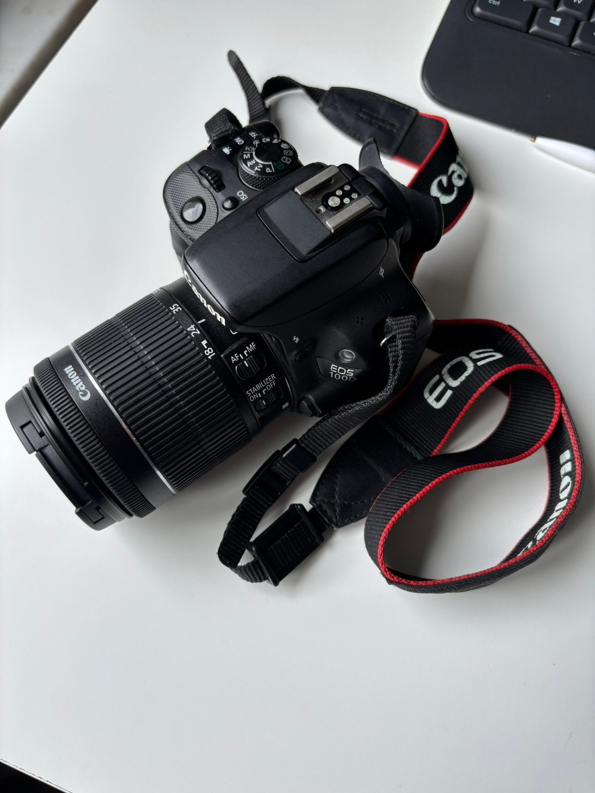 Canon EOS 100D met 18-55 lens, Ophalen, Zo goed als nieuw, Canon