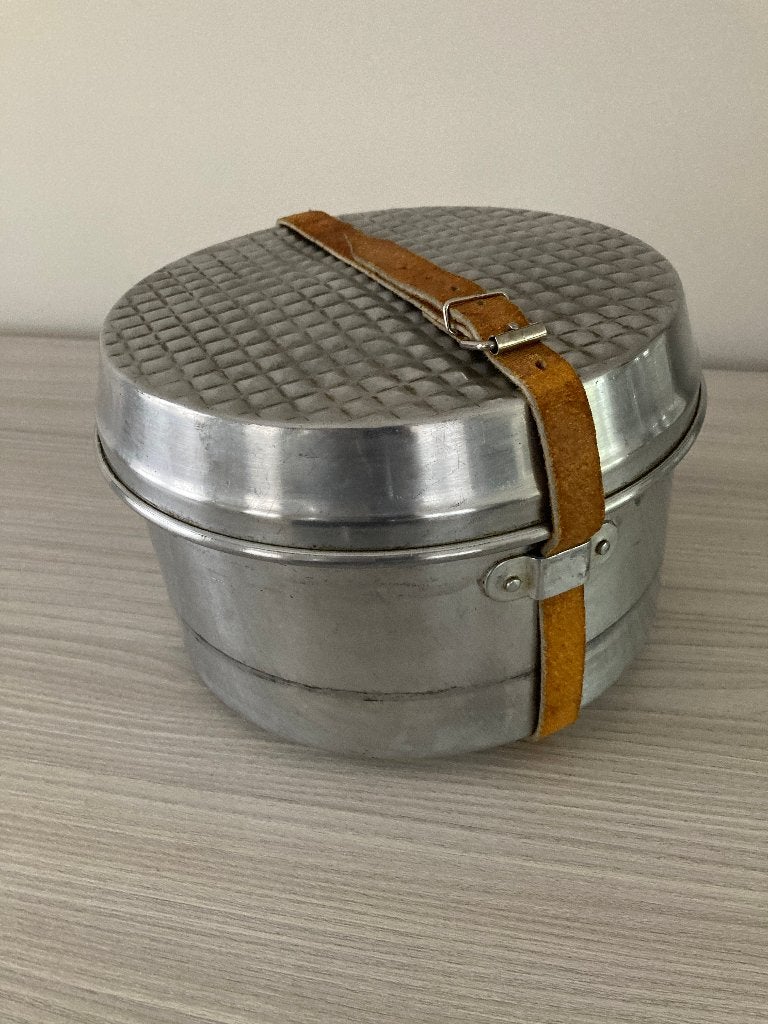 Vintage aluminium kampeerpotten en accessoires, Ophalen of Verzenden, Gebruikt