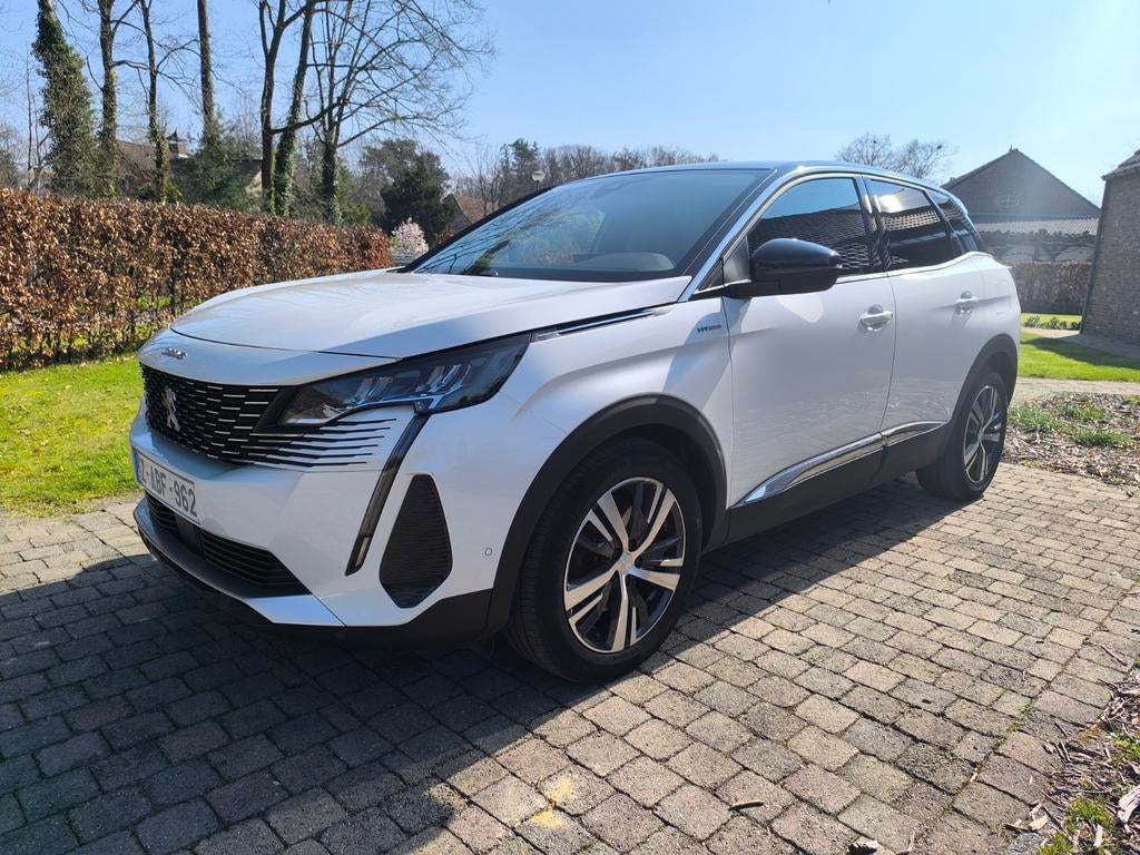 Peugeot 3008 HYBRID PHEV #automaat met GARANTIE, Automaat, Euro 6, Leder en Stof, Wit