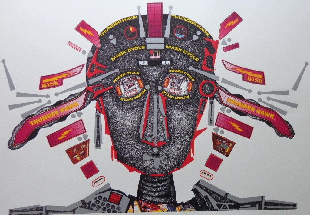 PAUL VAN HOEYDONCK / THUNDERHAWK / KLEURZEEFDRUK / 50x65cm, Gelimiteerde oplage, Ophalen of Verzenden, Personages en Fantasiefiguren