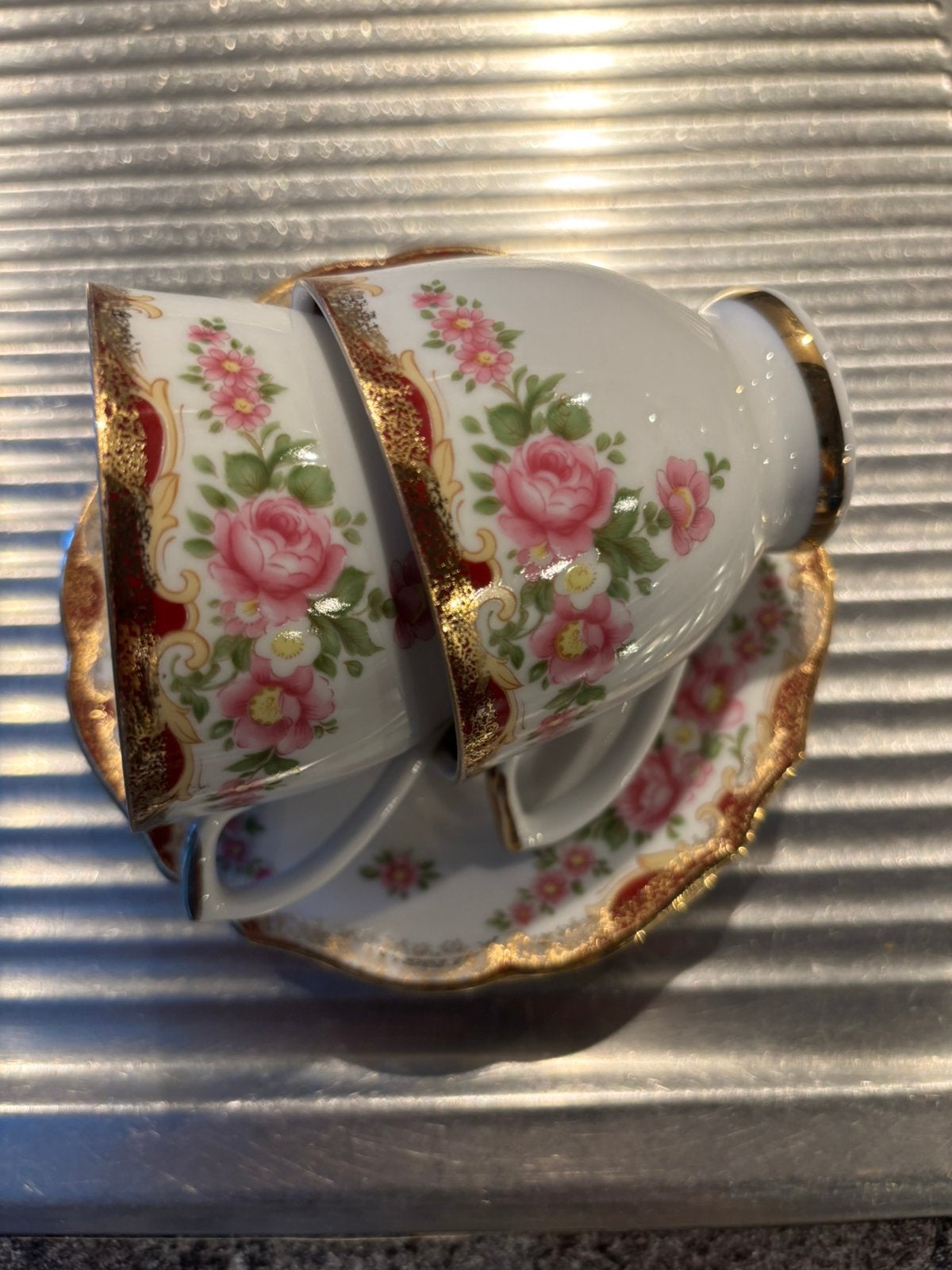2 kop en schotels, Antiek en Kunst, Ophalen