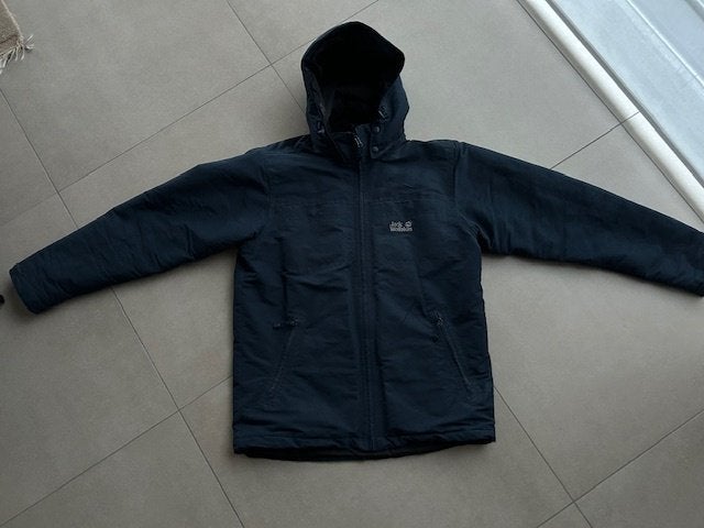 Winterjas Jack Wolfskin maat S, Kleding | Heren, Blauw, Jack wolfskin, Ophalen of Verzenden, Gedragen