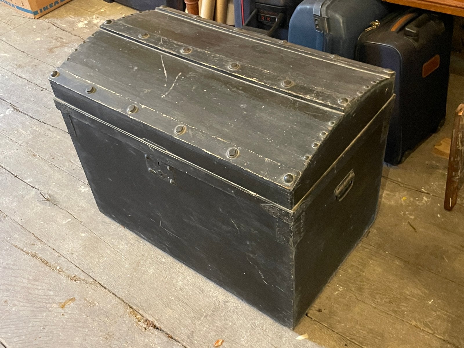 Ancien coffre en bois, 50 – 75, 50 à 100 cm, Enlèvement, Utilisé