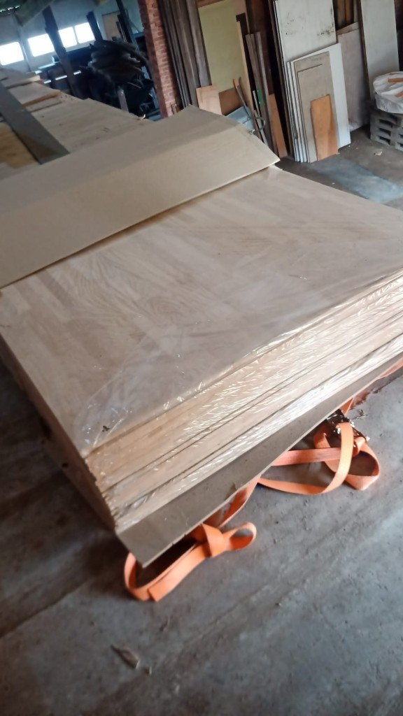 Rubberwood geschuurde panelen, Doe-het-zelf en Bouw, Ophalen, Nieuw, Hout