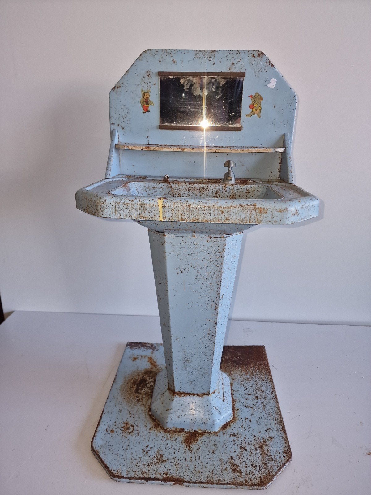 Vintage metal speelgoed wastafel, Antiek en Kunst, Ophalen