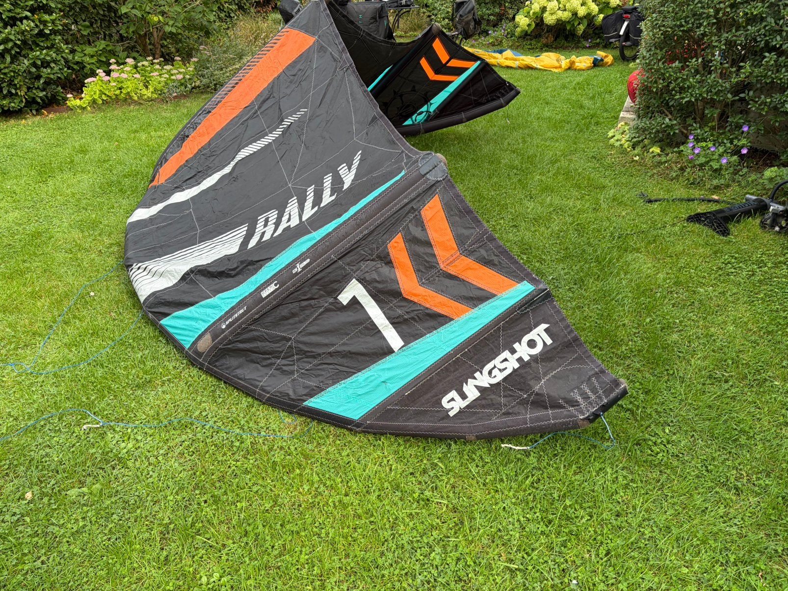 Aile kite Slingshot Rally 7m2, 2018, Watersport en Boten, Kitesurfen, Ophalen, Gebruikt, 7 m², Kite