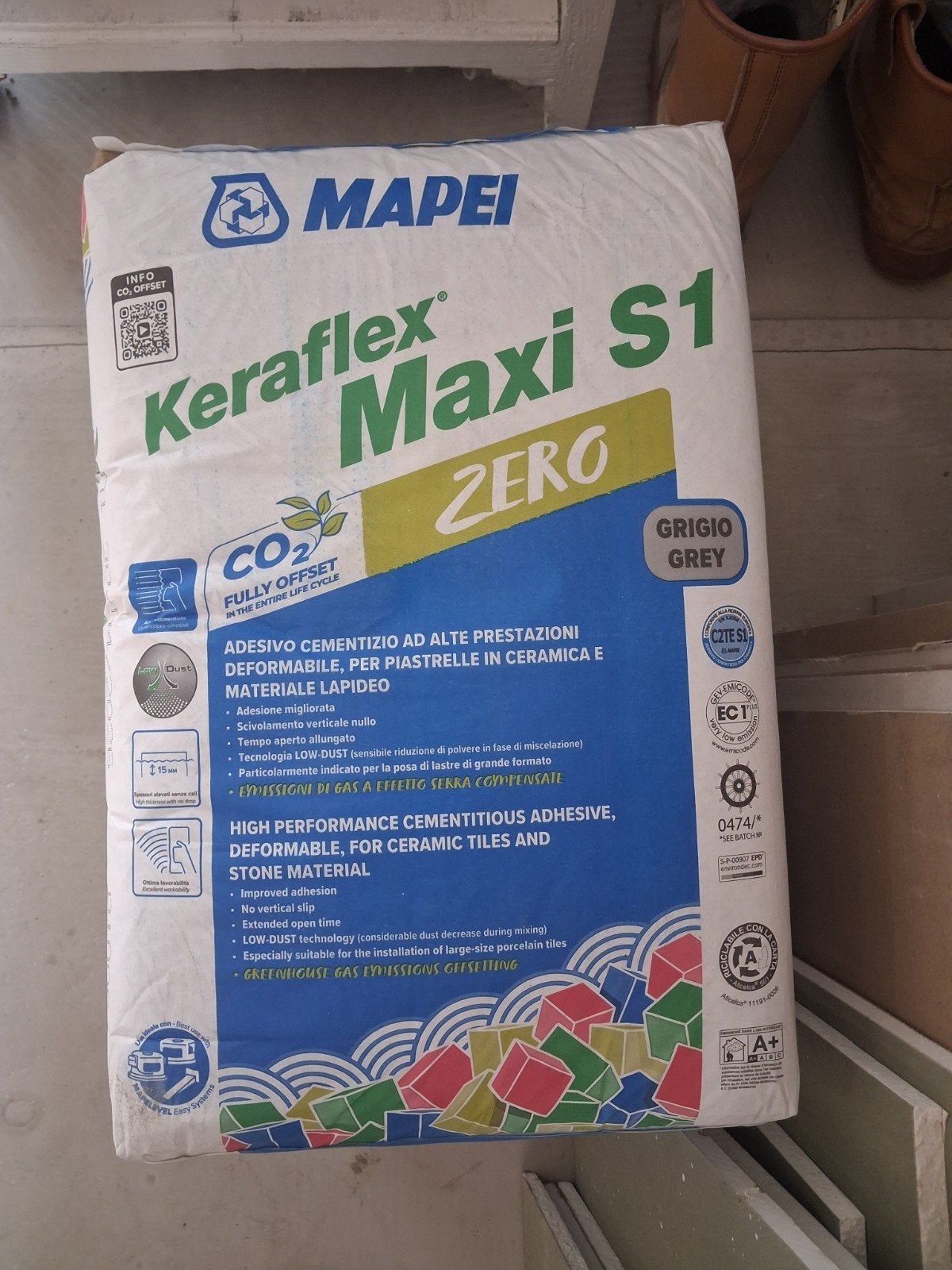 Tegellijm Mapei, Bricolage & Construction, Enlèvement