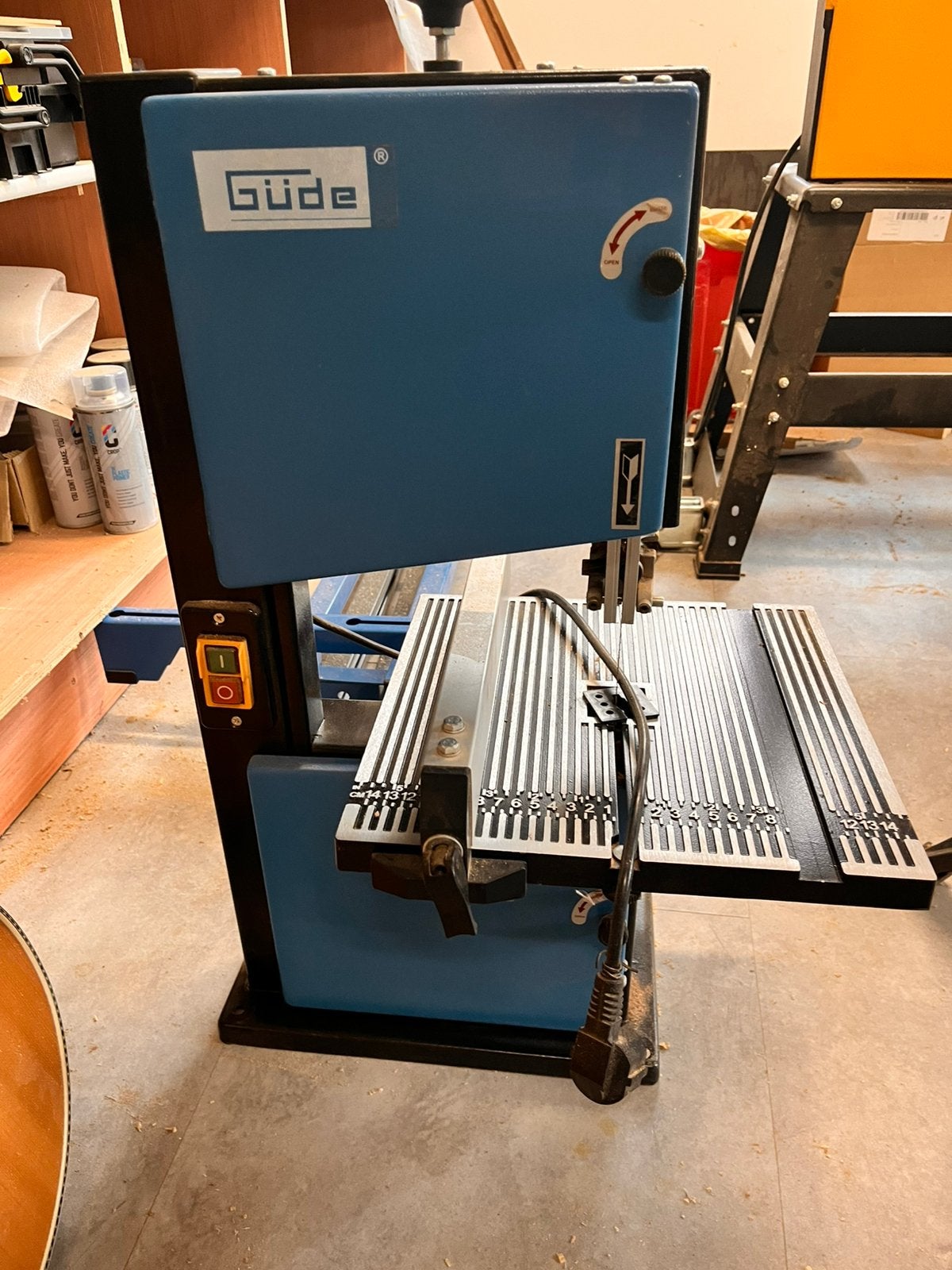 Güde lintzaagje, Ophalen, Gebruikt, Minder dan 600 watt, Lintzaag