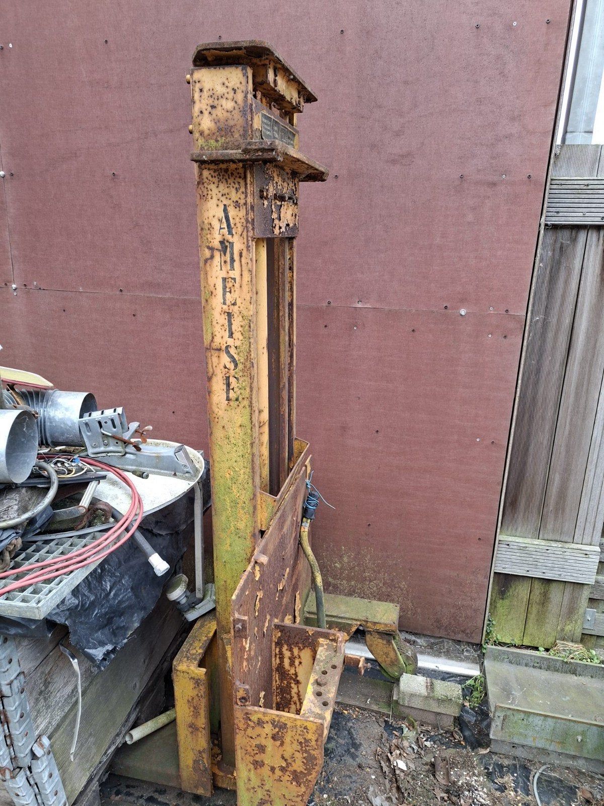 Heftruckmast, Ophalen, Heftruck