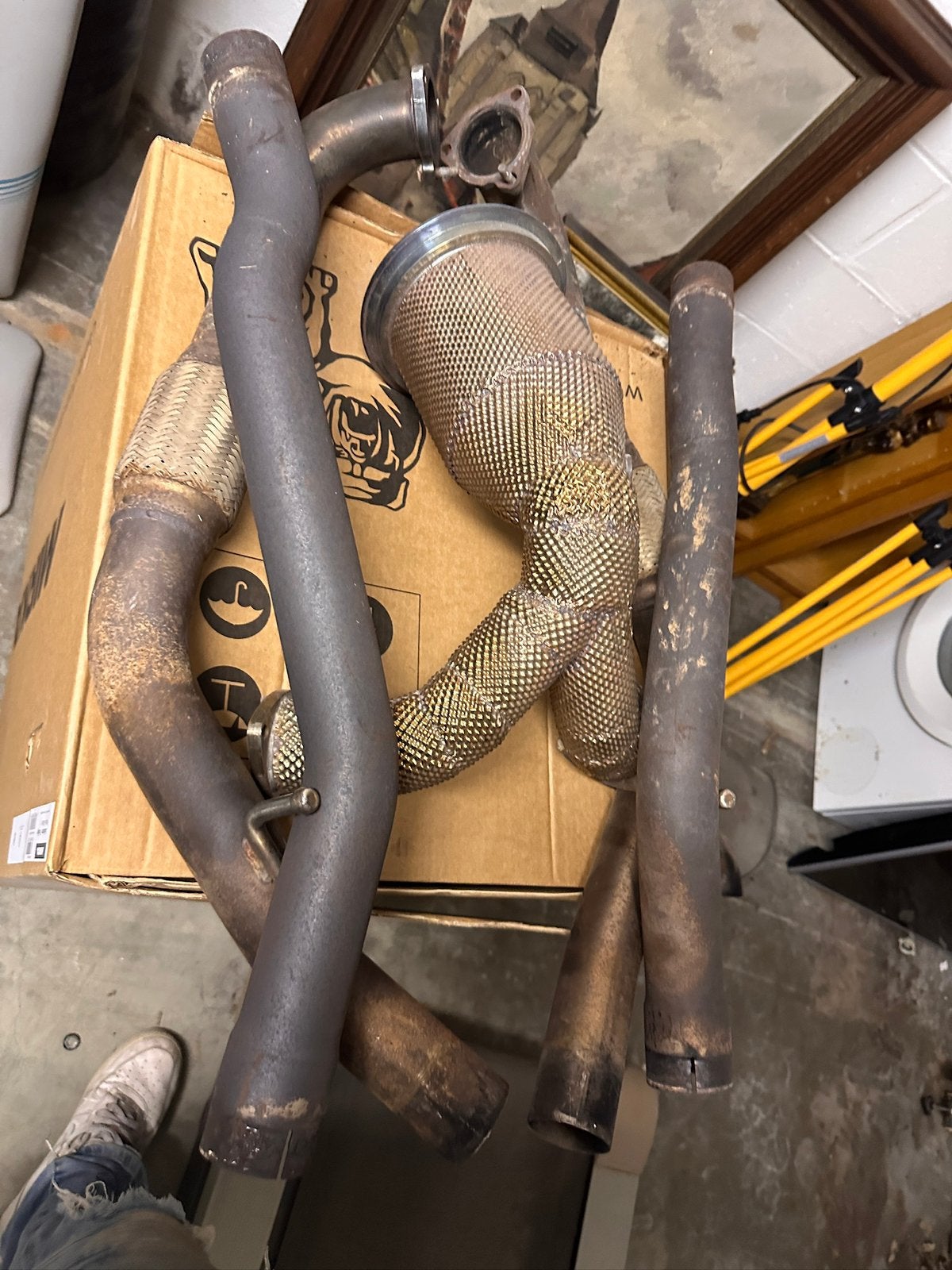 Downpipe & midpipe delete Audi S5 B9, Enlèvement, Audi