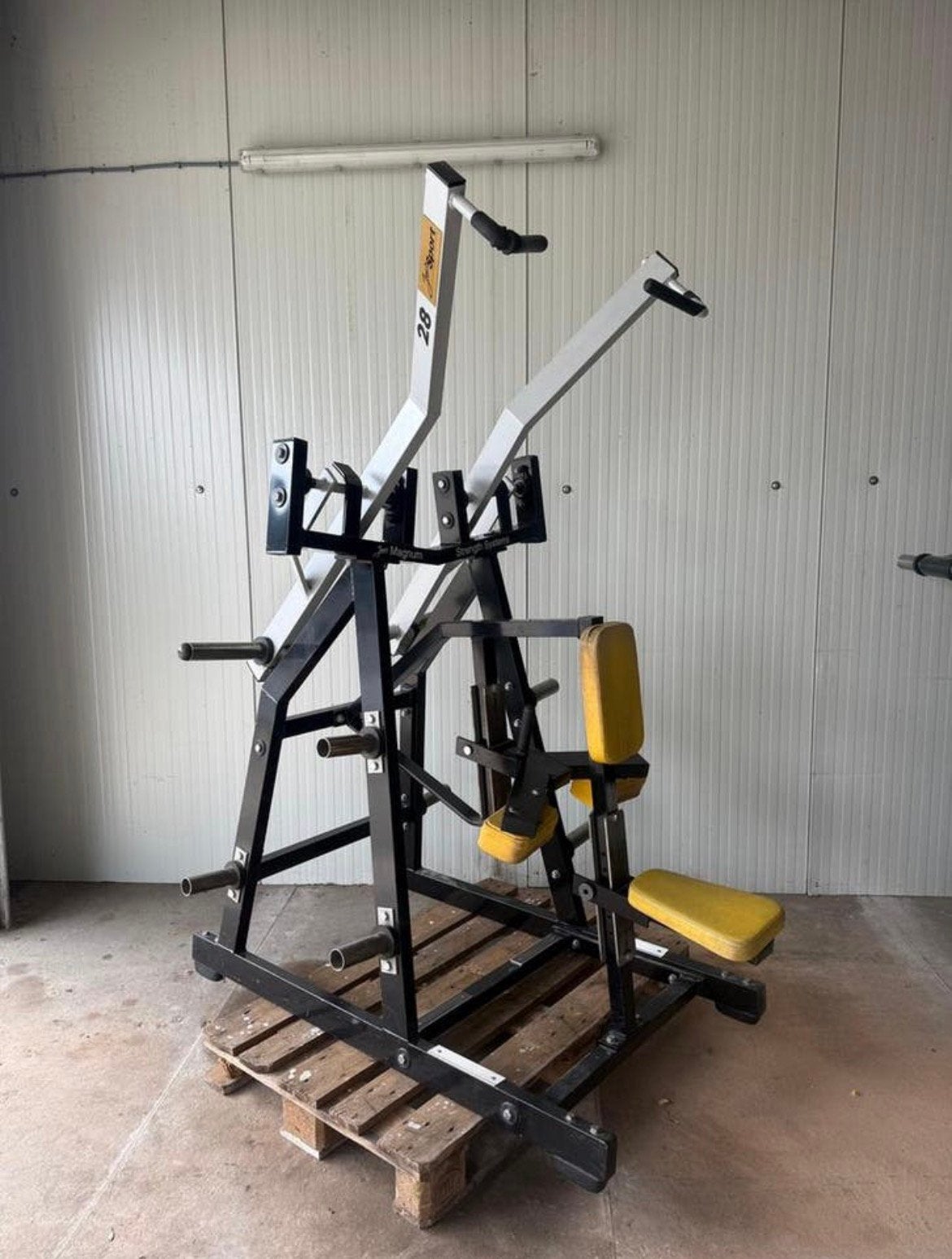 Jack Sports Lat pulldown / latzug / latpulldown / Black, Sport en Fitness, Ophalen, Gebruikt, Benen, Overige typen
