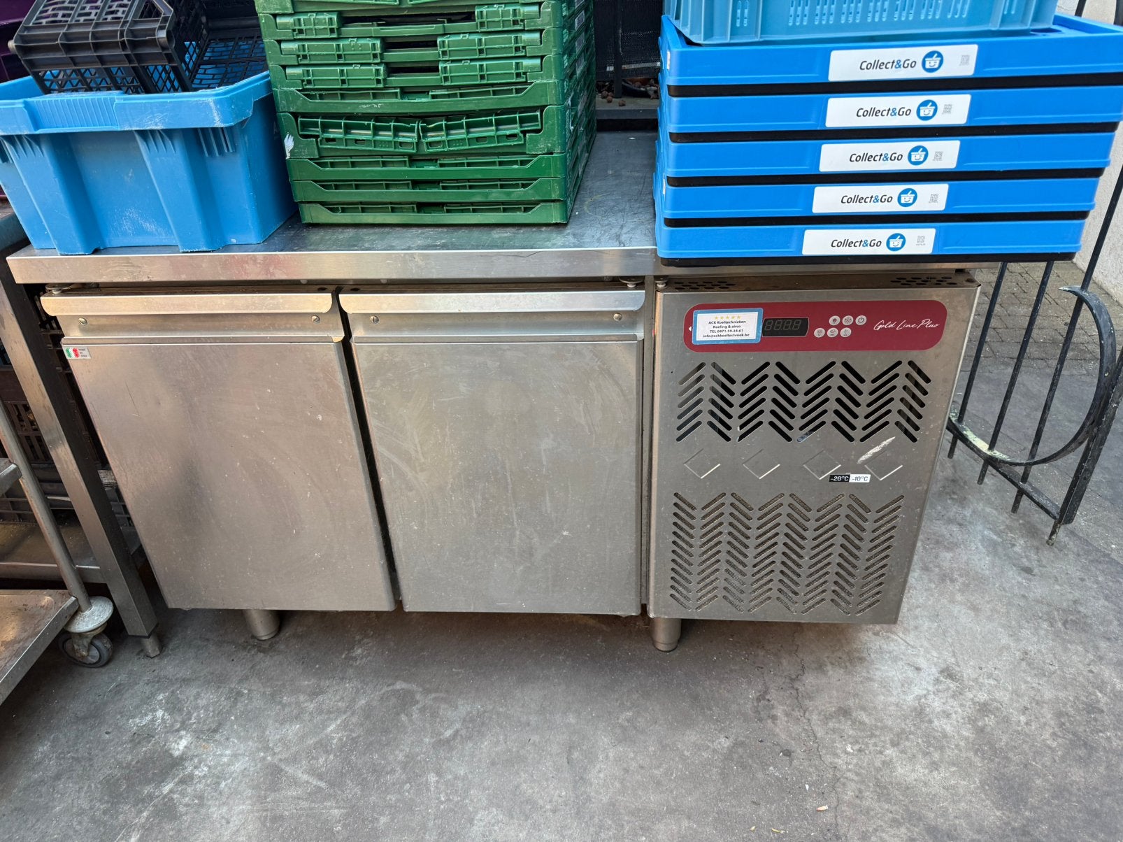 Diepvries werktafel, Zakelijke goederen, Ophalen, Gebruikt, Koelen en Vriezen