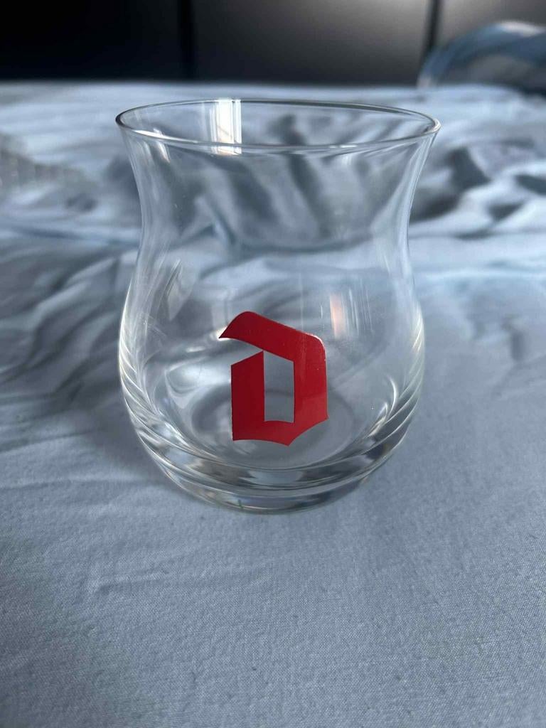 1 x duvel glas, Ophalen of Verzenden, Zo goed als nieuw, Glas of Glazen, Duvel