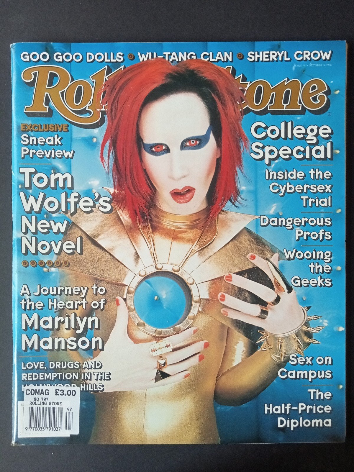 Marilyn Manson, tijdschrift, Rolling Stone, VS, 1998