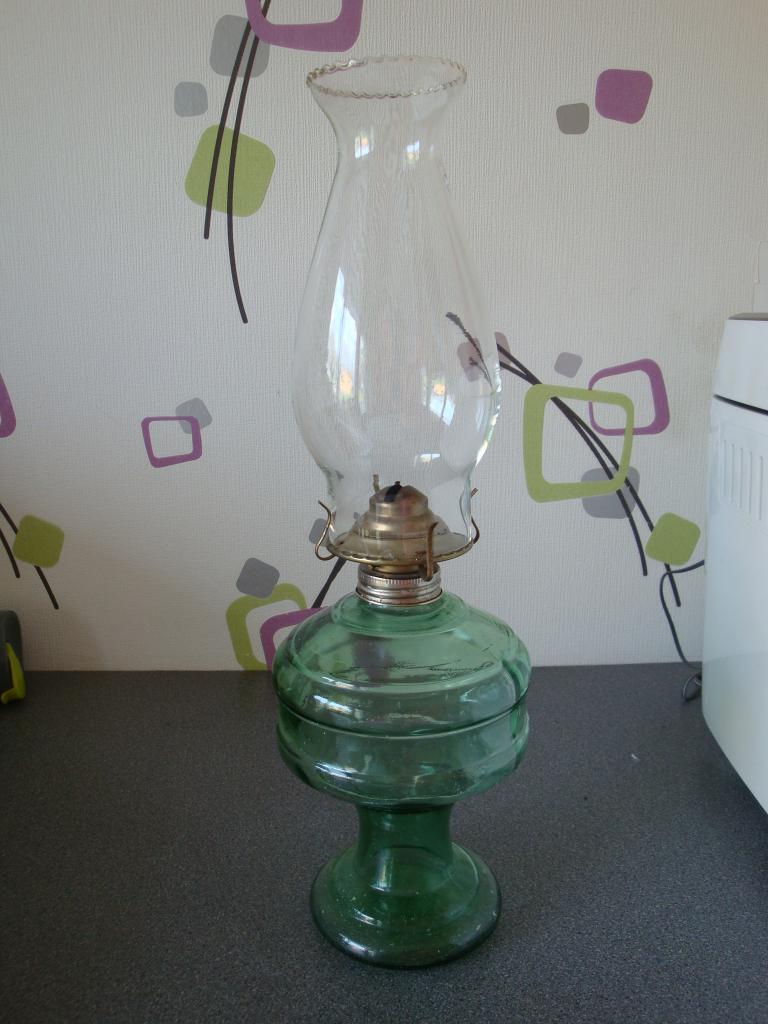 lampe à pétrole, Enlèvement