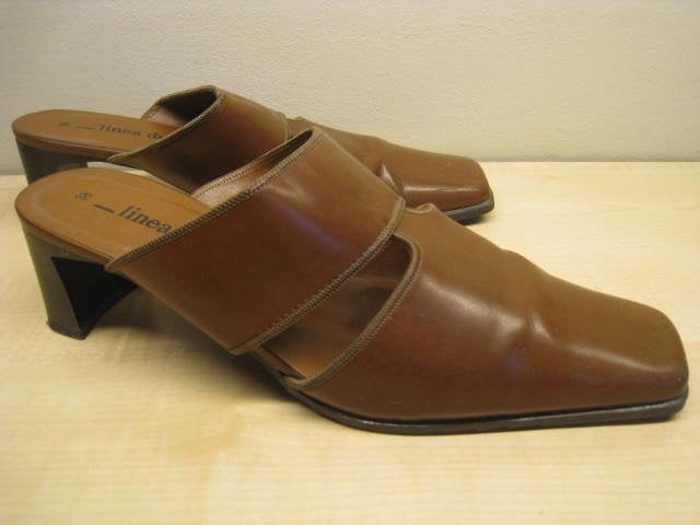 Damesschoenen, 38, bruin leder, italiaans, zeer goee staat!, Ophalen, Bruin