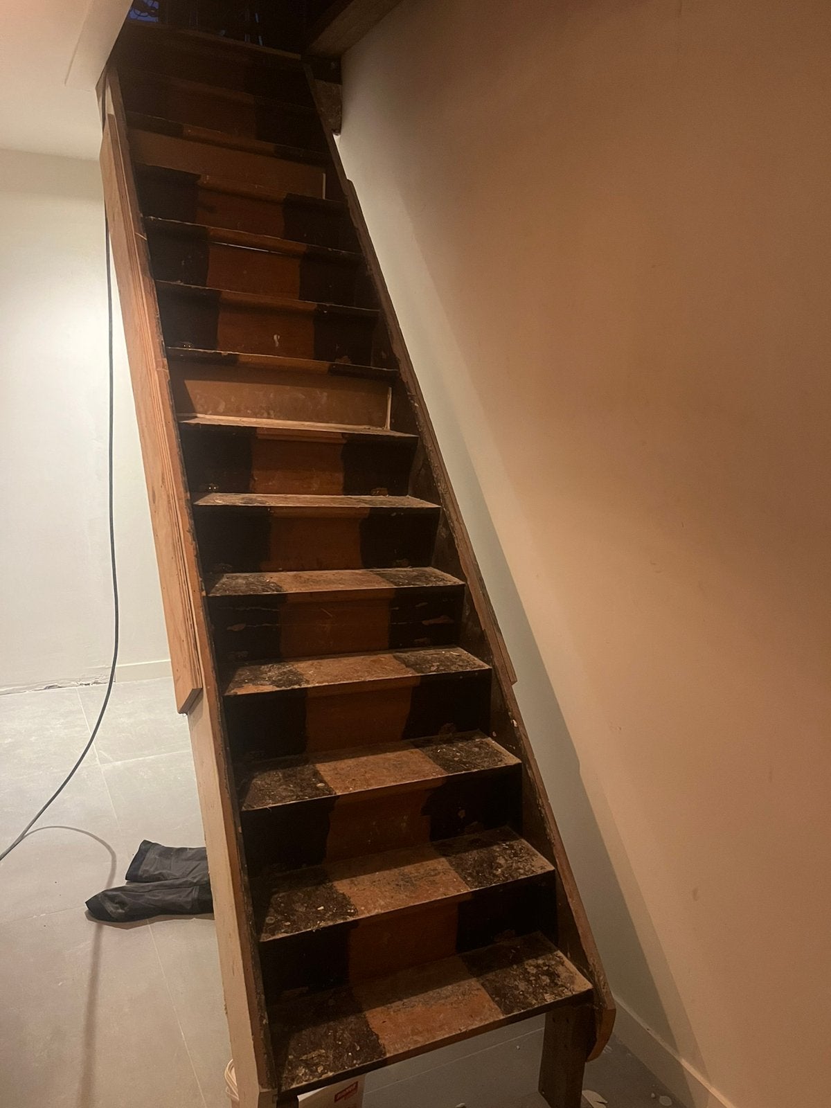 Werftrap gratis, Doe-het-zelf en Bouw, Ophalen, Gebruikt