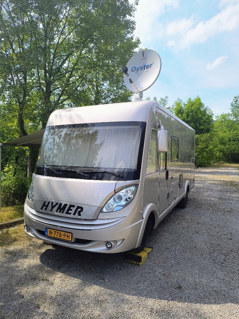 hymer B578 champagne metallic, Caravans en Kamperen, Mobilhomes, Particulier, tot en met 4, Integraal, Hymer, Fiat, 6 tot 7 meter