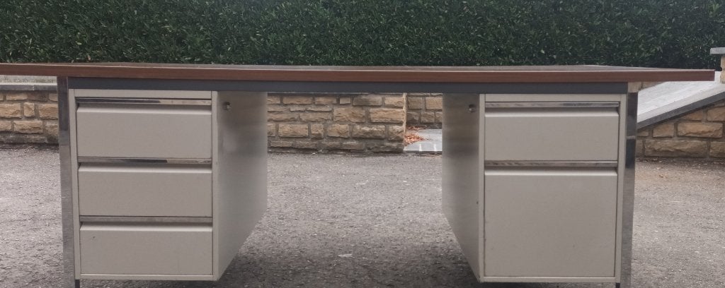 Bureau métallique, Classique, Métal, Enlèvement, Utilisé