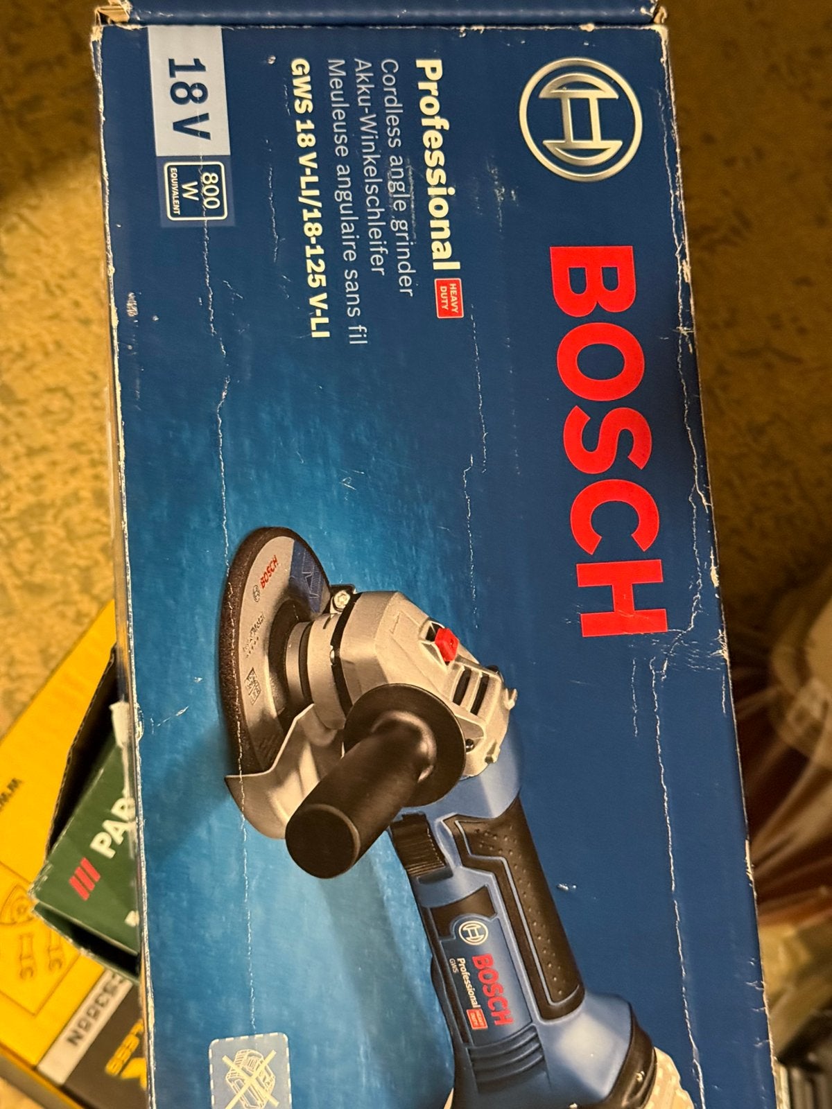 Bosch GWS 18-125, Enlèvement ou Envoi, Comme neuf