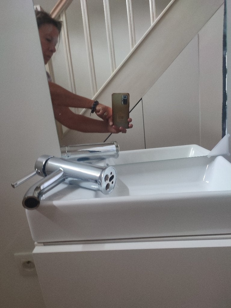 lavabo met kastje en spiegel, Huis en Inrichting, Ophalen, Minder dan 50 cm, Nieuw, Minder dan 100 cm