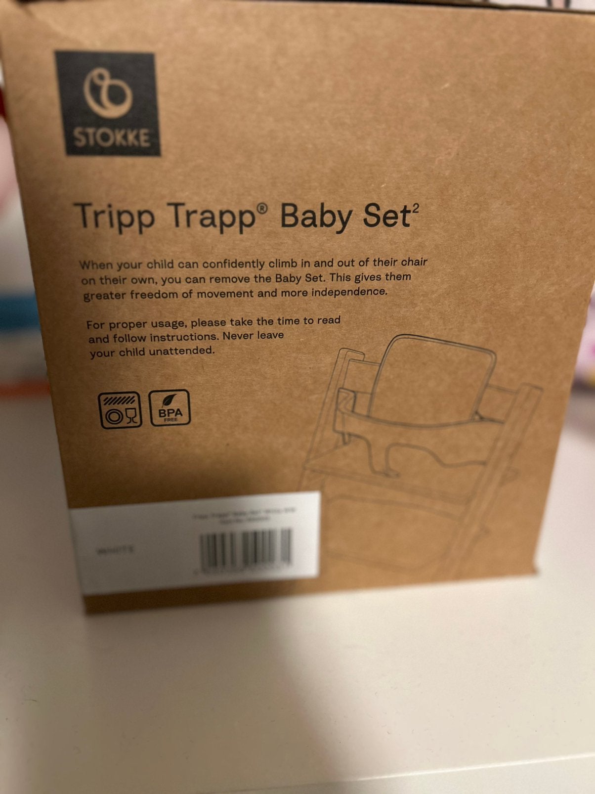 Trip trap baby set (zonder stoel), Kinderen en Baby's, Ophalen, Nieuw