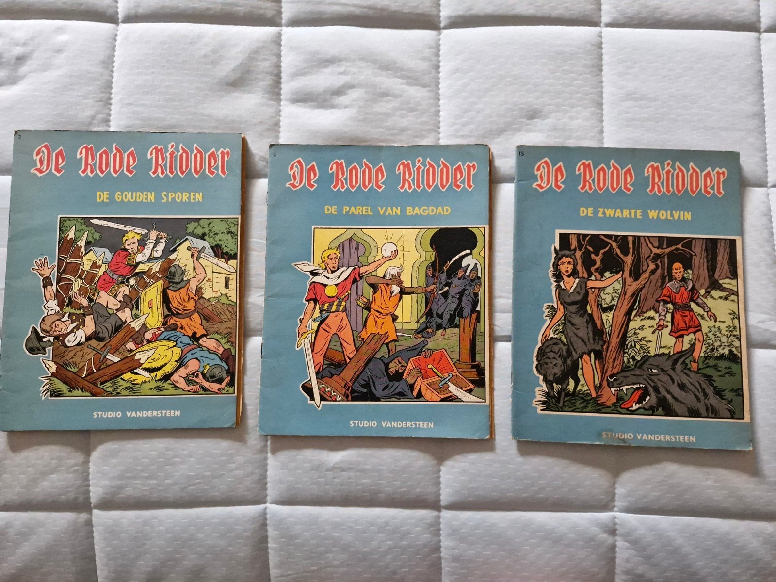 3 strips blauwdruk, Gelezen, Europa, Ophalen of Verzenden, Meerdere comics