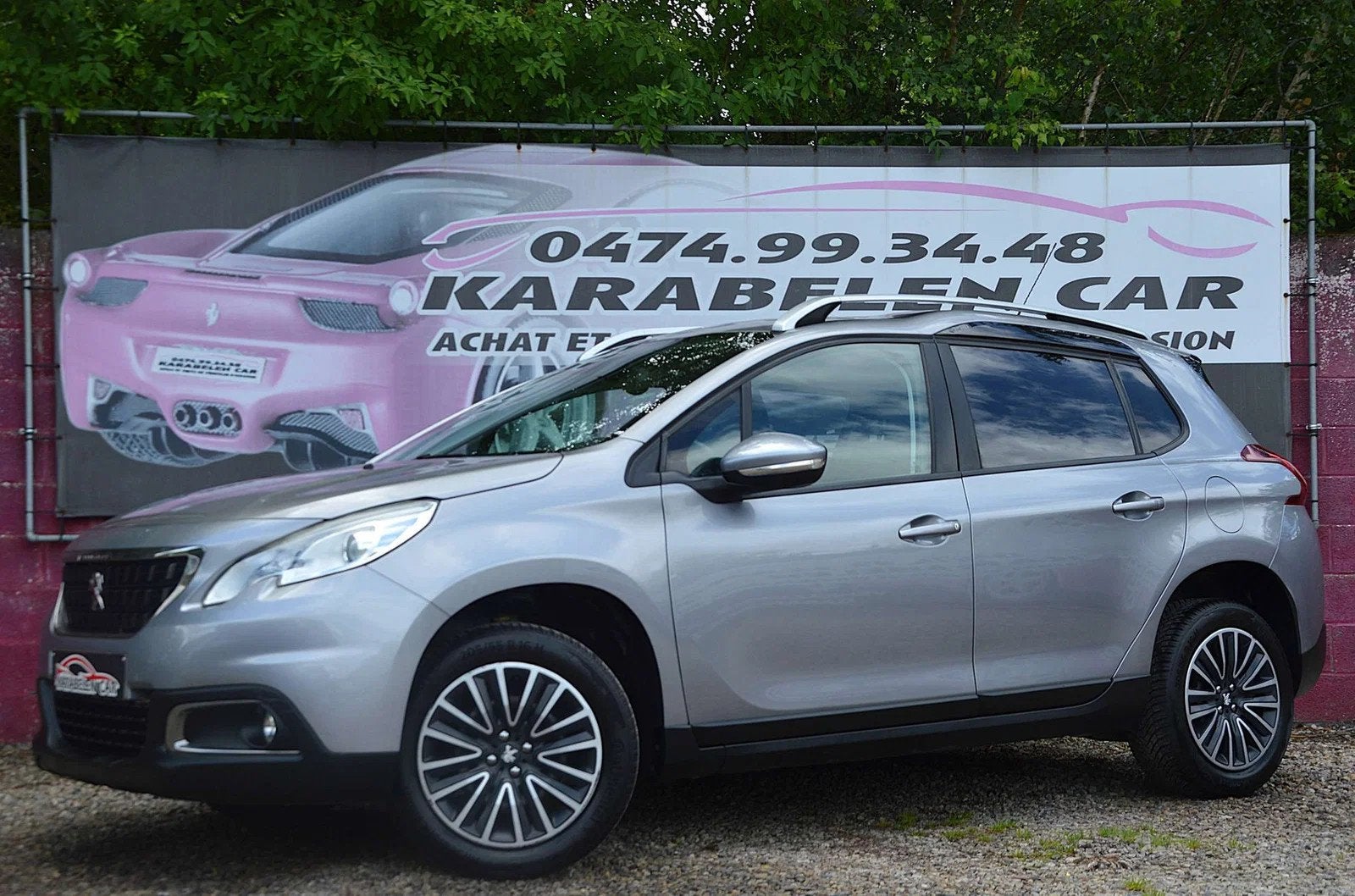 Peugeot 2008 1.6 BlueHDi Active NAV SENS AR CLIM 68.355KM, Argent ou Gris, Achat, Euro 6, Entreprise