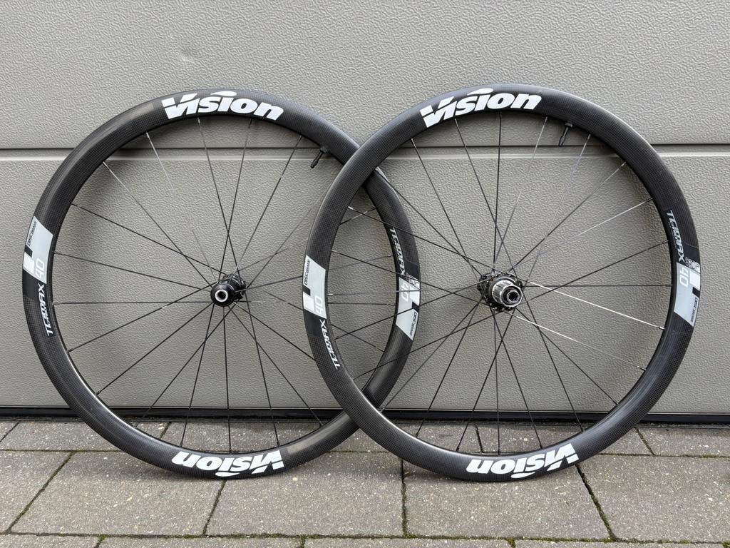 Vision Trimax Disc 40mm (HG Body) 10,11,12 speed, Zo goed als nieuw, Racefiets, Carbon, Ophalen