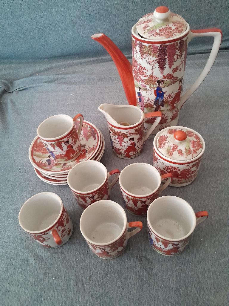 Oud Chinees servies, Ophalen