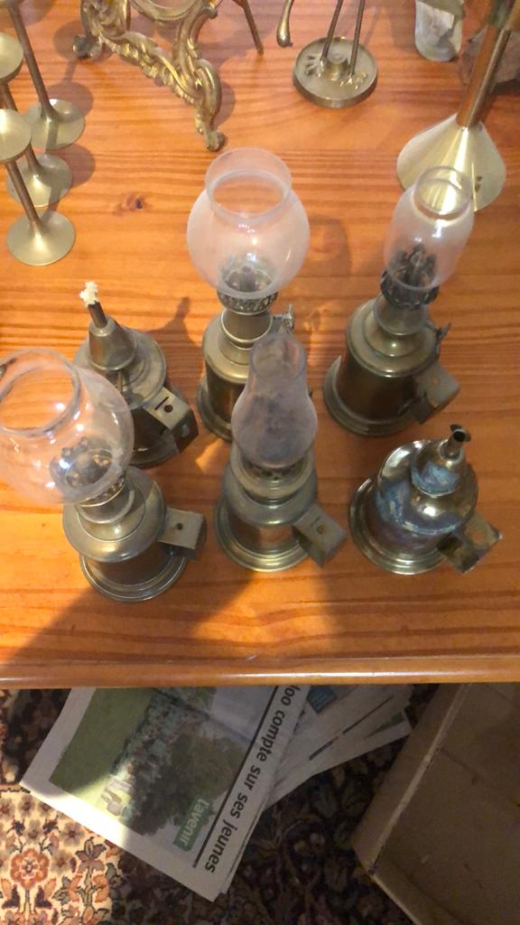 Lampe à huile, Enlèvement