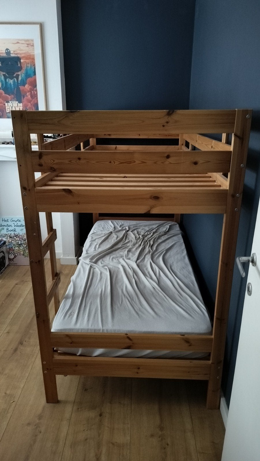 lit superposé ikea en bon état, lit mezzanine, 90 cm, Enlèvement, Utilisé, Lits superposés