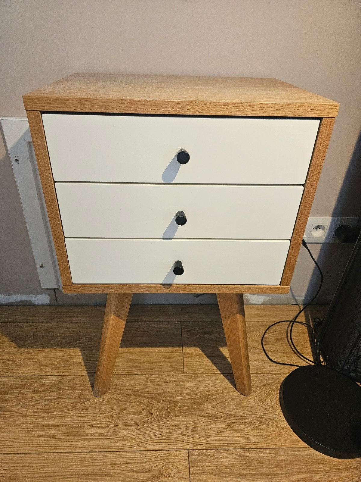 Nachtkastjes 2x, Ophalen, Gebruikt, Hout