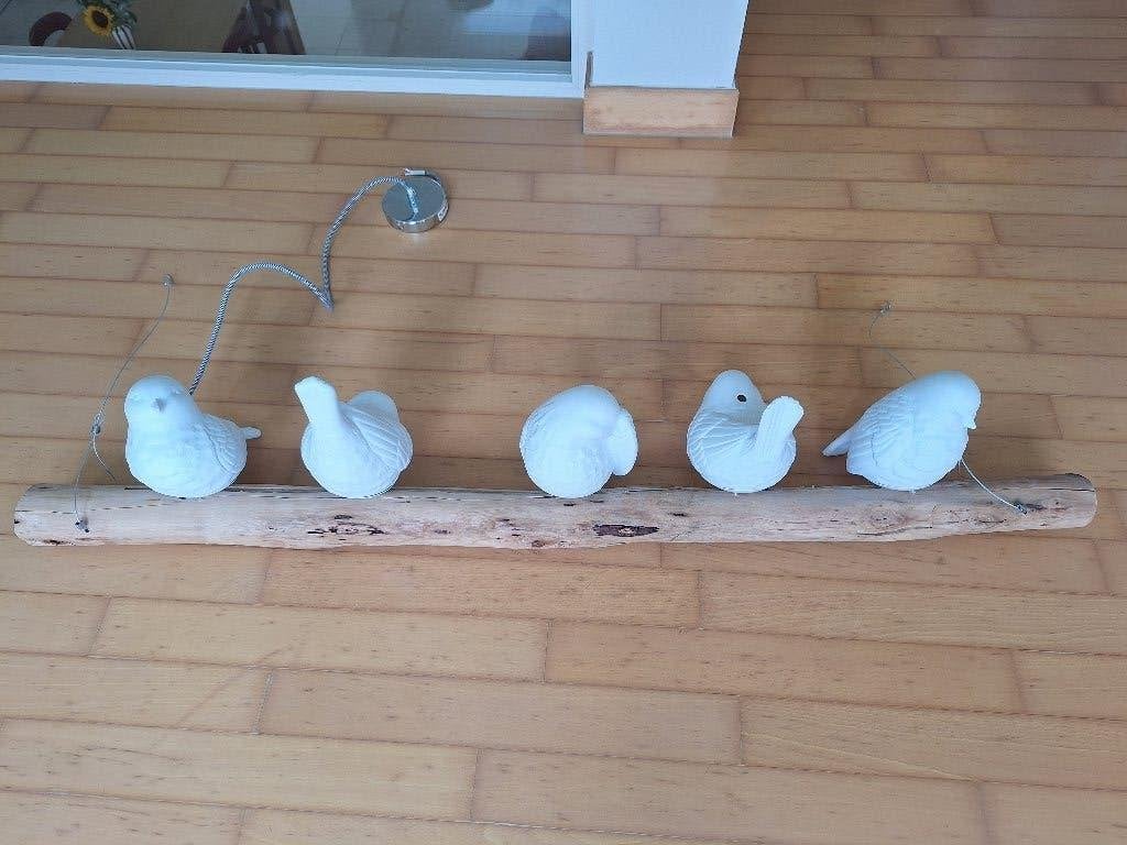 Hanglamp Kare Design Dining Birds, Enlèvement, Comme neuf, Bois, E14 (petit)