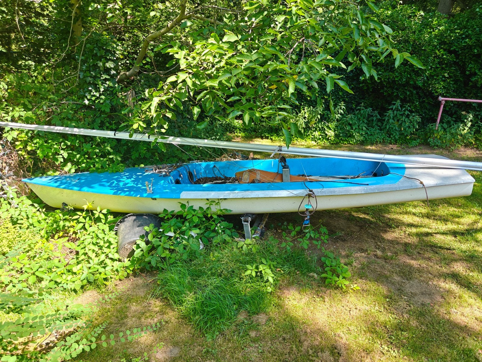Contender zeilboot, Sports nautiques & Bateaux, Voiliers ouverts, Autres marques, Polyester, Enlèvement, Utilisé