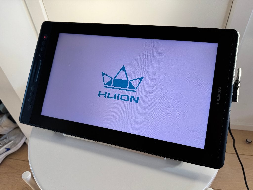 HUION KAMVAS PRO 16 tekentablet met scherm, Computers en Software, Ophalen, Zo goed als nieuw, Bedraad, HUION
