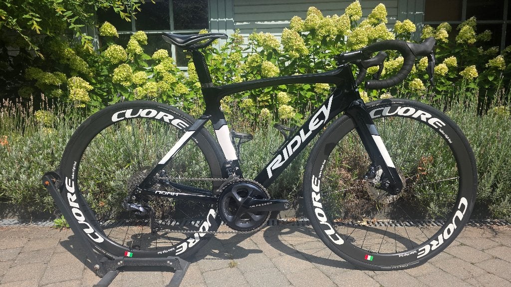 Ridley Noah Aero+ XS Ultegra DI2 + Carbon Roues, 49 à 53 cm, Enlèvement, Utilisé, Carbone