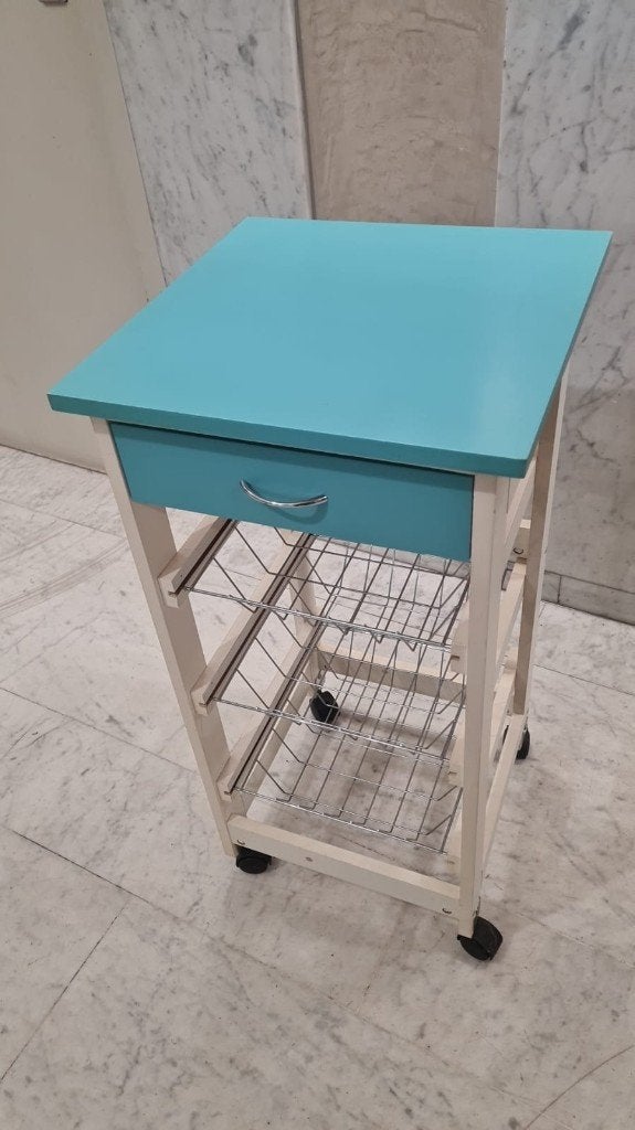 Nieuwe tabel/service met meerdere niveaus, Huis en Inrichting, Tafels | Sidetables, Nieuw, 25 tot 50 cm, Minder dan 50 cm, Vierkant
