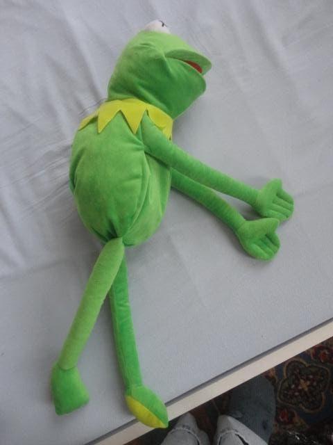 handpop Kermit de kikker, Kikker, Groen, Nieuw, Middelgroot (20 tot 80 cm)