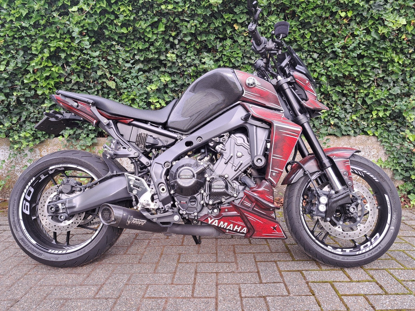 MIVV X-M5 black Yamaha MT09, Motoren, Ophalen of Verzenden
