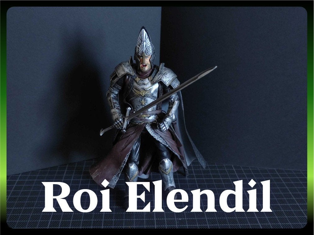 ToyBiz LOTR | Roi Elendil (2004), Collections, Enlèvement, Comme neuf, Figurine