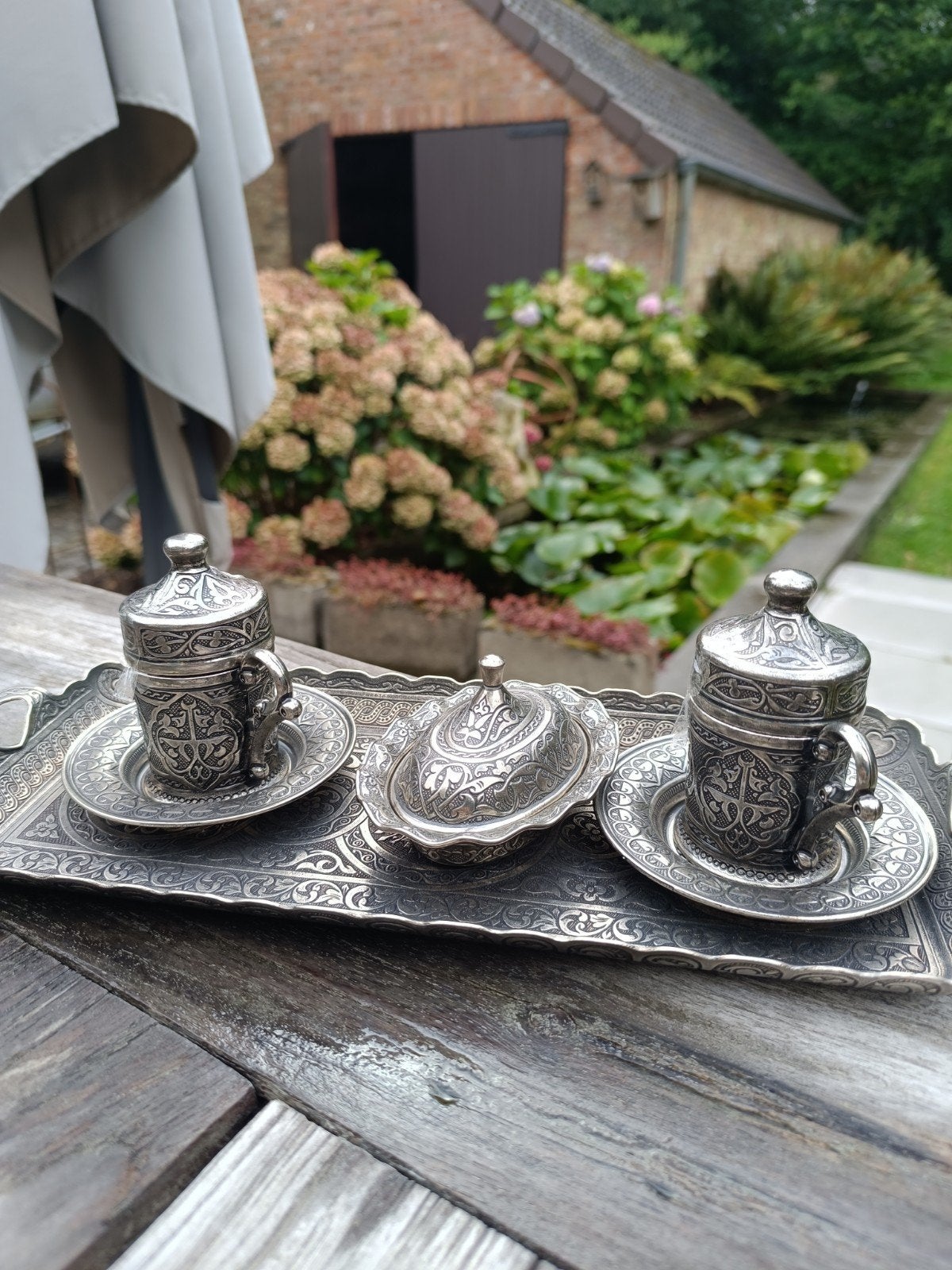 Turks theeservies/Ottomaans theesetje van Sena, Ophalen, Nieuw